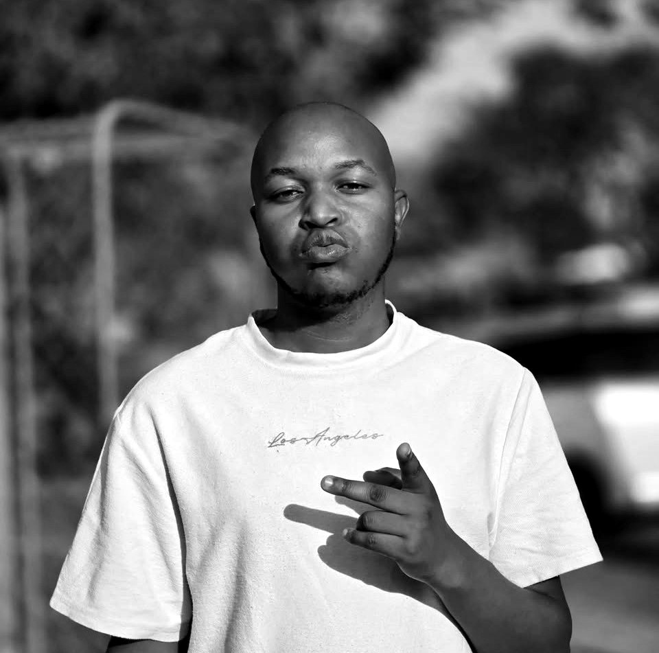Black and white portrait of Simbarashe Able Mukondo